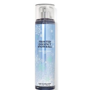 Bath & Body Works Coconut Snowball Fragrance Mist - Blue and White NEW
